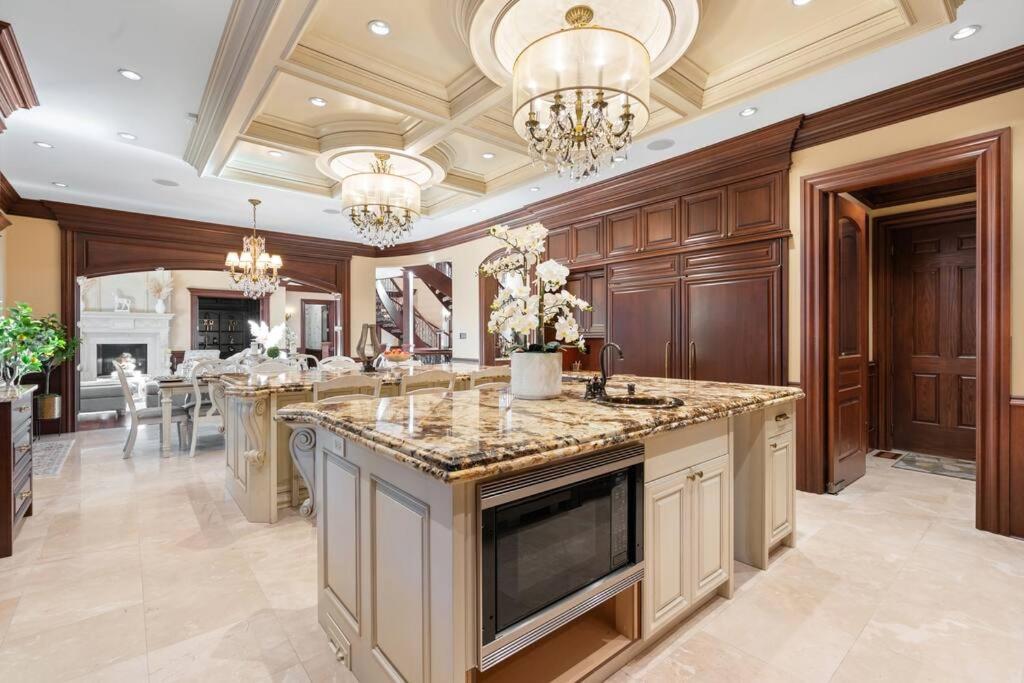 French Chateau W/Swim Spa & Theatre: 11,700 Sqft YYC Exterior foto